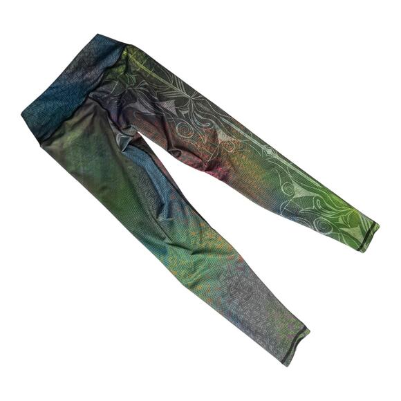 Cajubrasil Reversible Leggings Activewear - Vibrant Print, Size Small/Medium - Picture 5 of 8